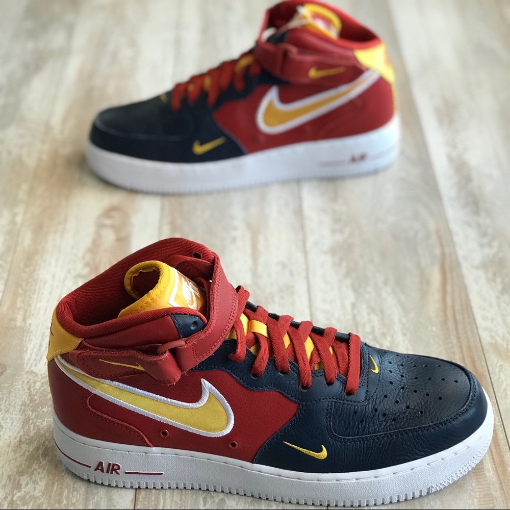 NWT Nike ID Air Force 1 Premium Custom - Picture 2 of 8